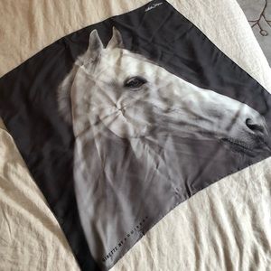 Horse print silk scarf - Ginette NY x Guibert